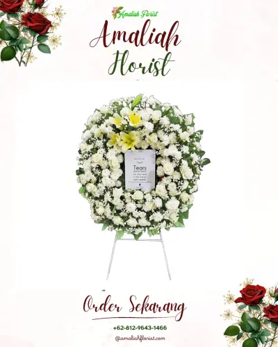 Krans Bunga Duka Cita di Karangmulya